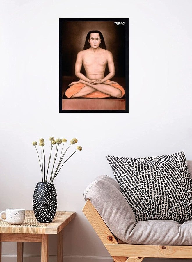ZIG-ZAG zig zag Mahavatar Babaji Photo Frame For wall/Table Size Medium (13.5x9.5 inches, Acrylic Glass) - Image 2